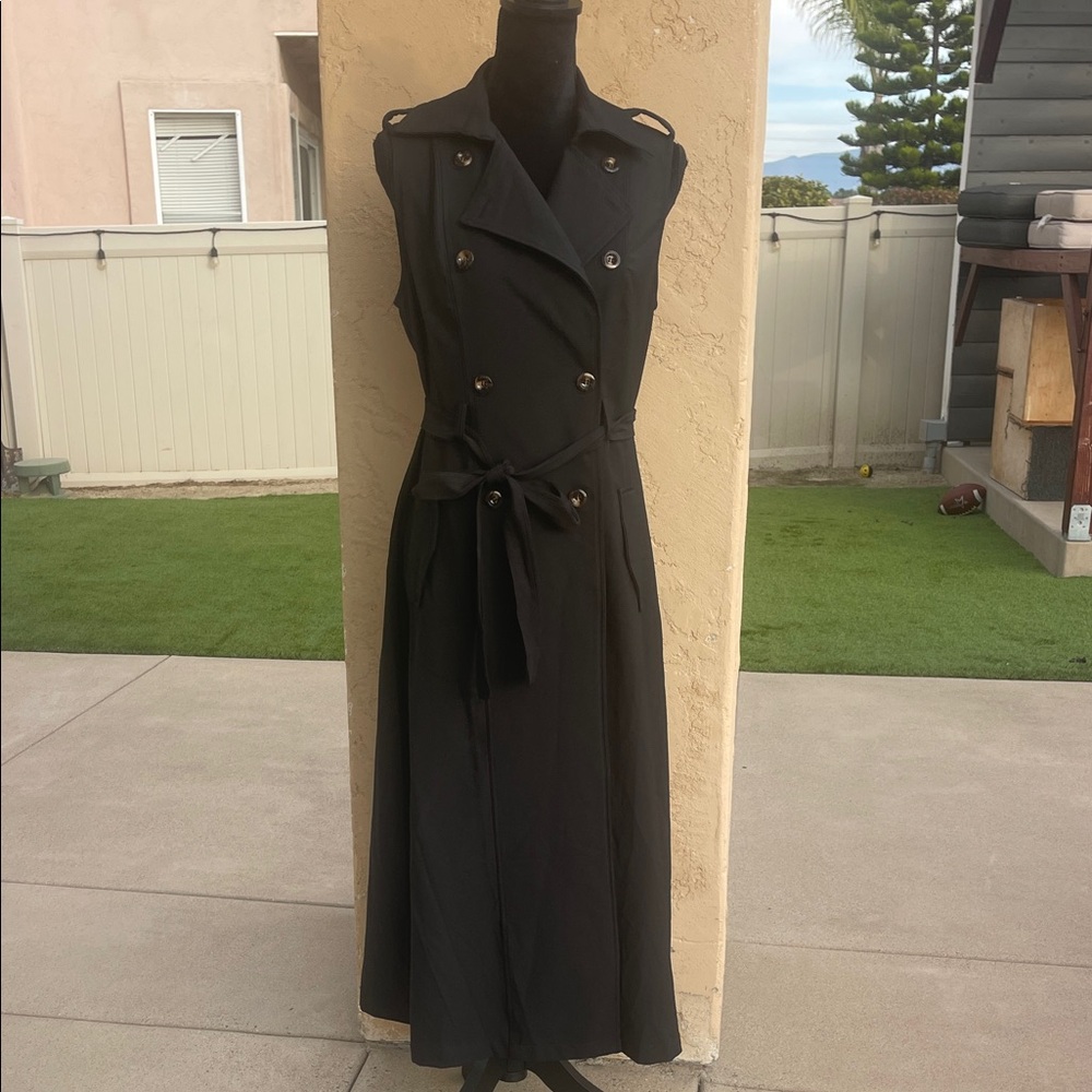 Vest trench coat